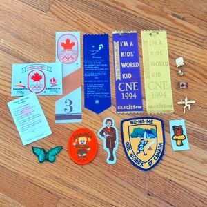 Nostalgia! Badges, pins and more from the early 1990s